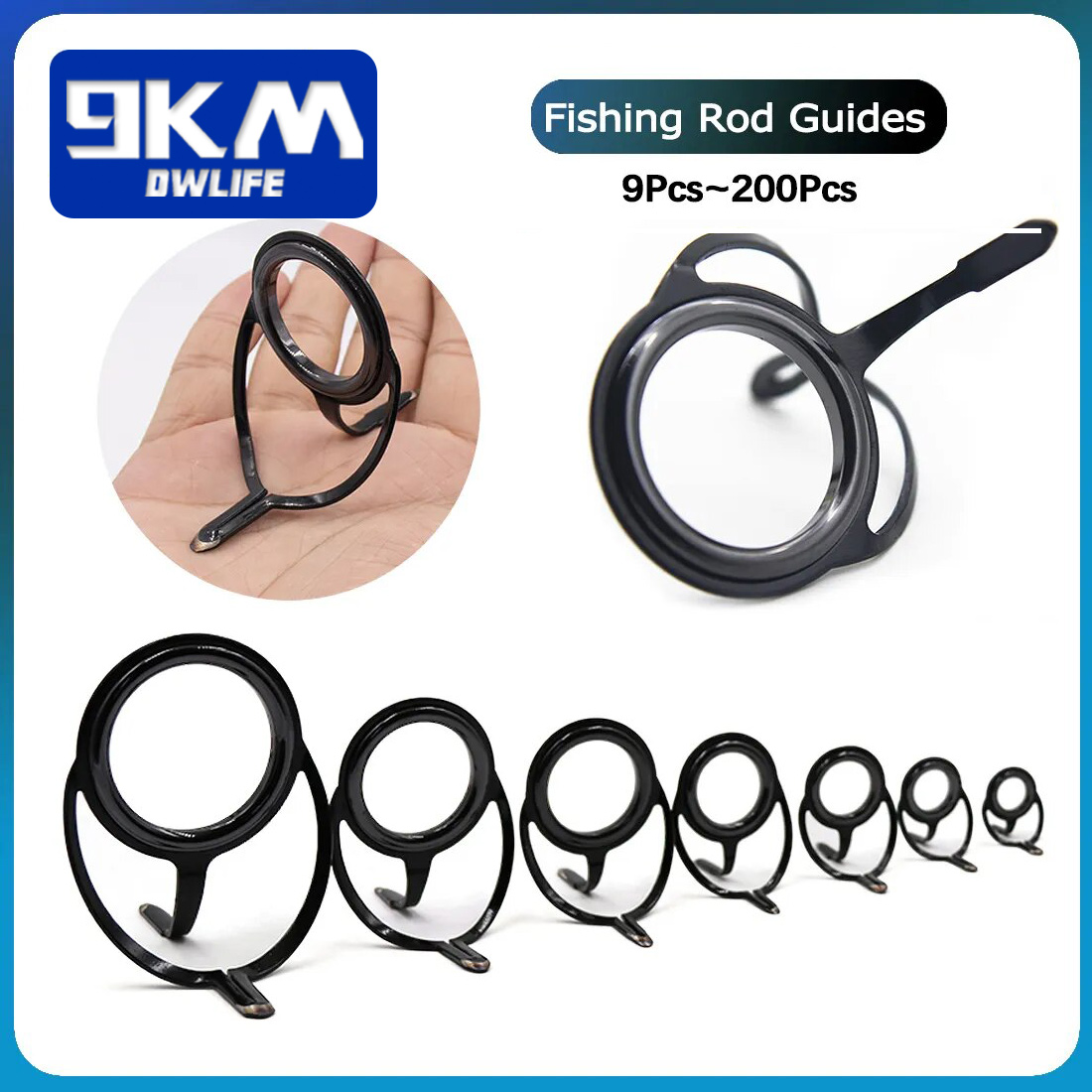 Fishing Rod Guide Replacement - Kit de réparation de canne à