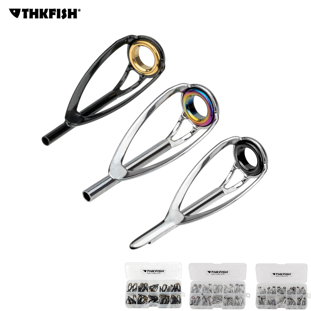 Fishing Rod Guide Replacement - THKFISH 50pcs Kit de réparation de