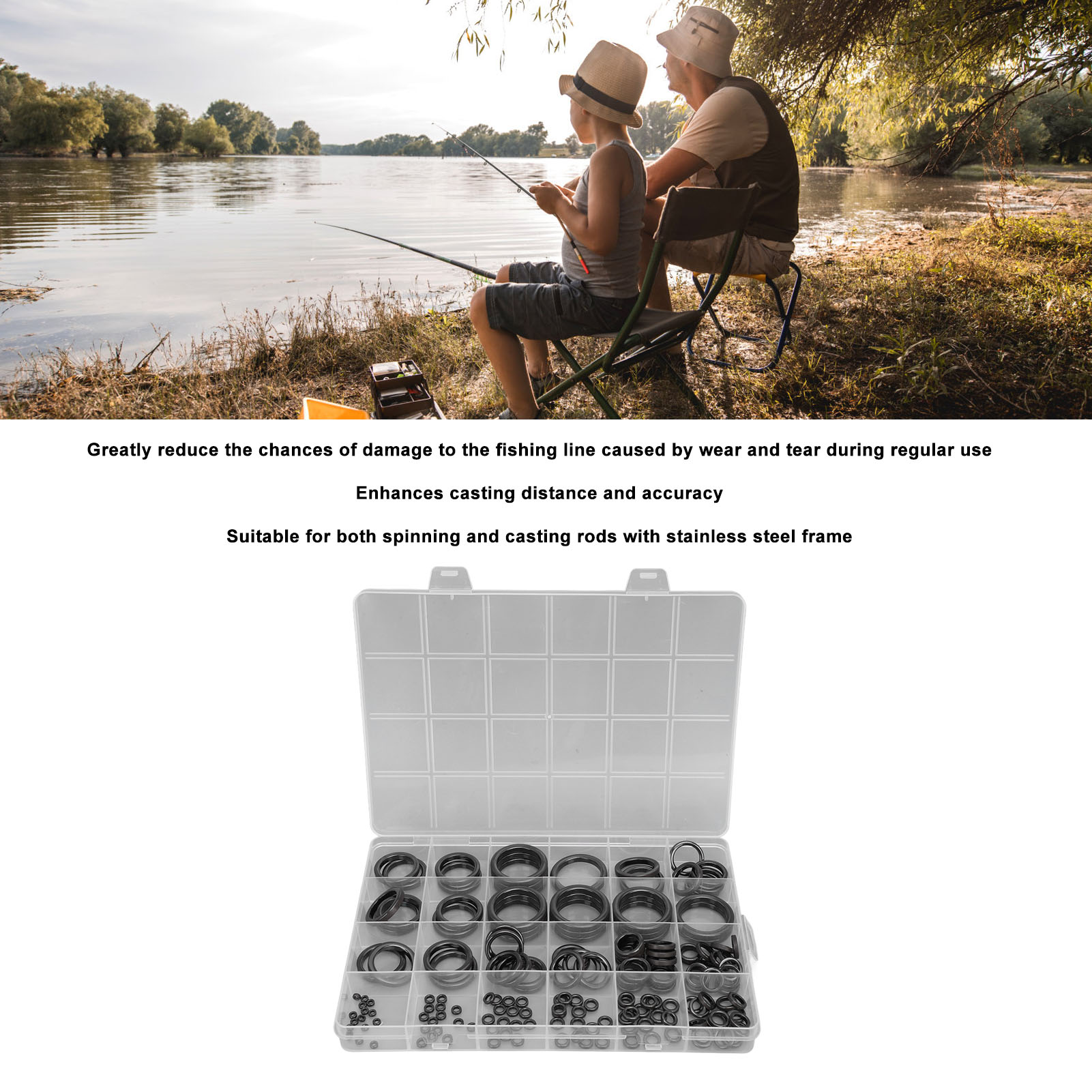 Kit de réparation de Guide de  - Fishing Rod Guide Replacement avis et prix